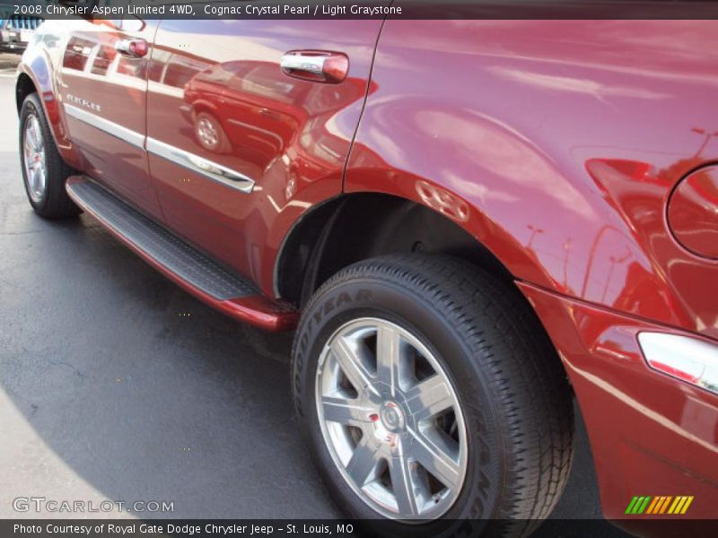 Cognac Crystal Pearl / Light Graystone 2008 Chrysler Aspen Limited 4WD