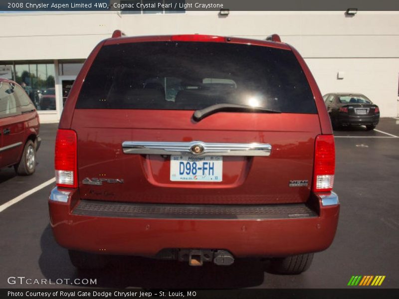 Cognac Crystal Pearl / Light Graystone 2008 Chrysler Aspen Limited 4WD