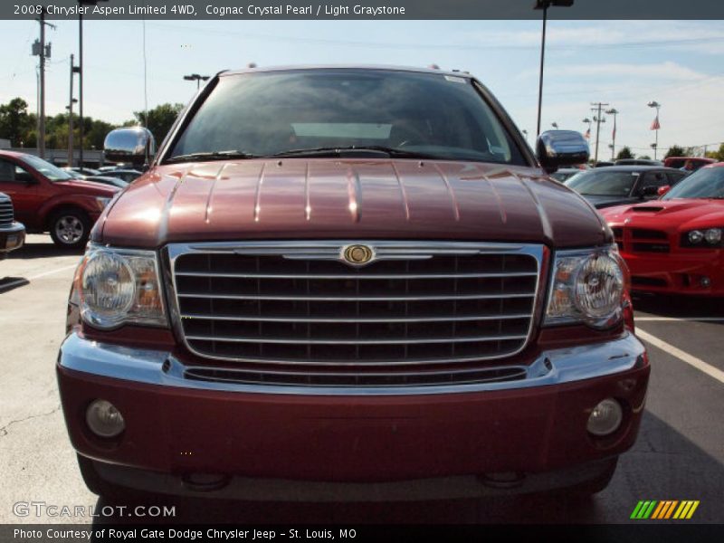 Cognac Crystal Pearl / Light Graystone 2008 Chrysler Aspen Limited 4WD