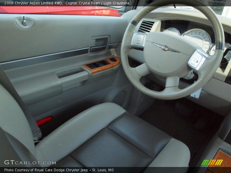 Cognac Crystal Pearl / Light Graystone 2008 Chrysler Aspen Limited 4WD
