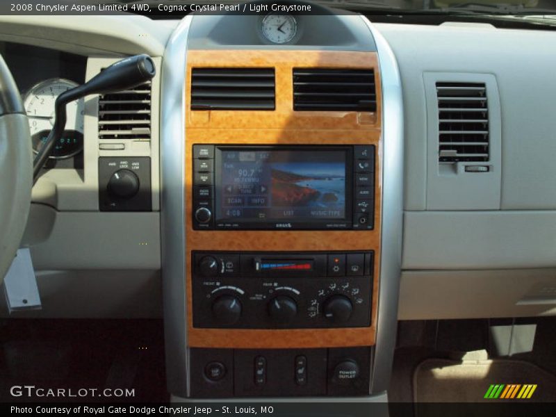 Cognac Crystal Pearl / Light Graystone 2008 Chrysler Aspen Limited 4WD