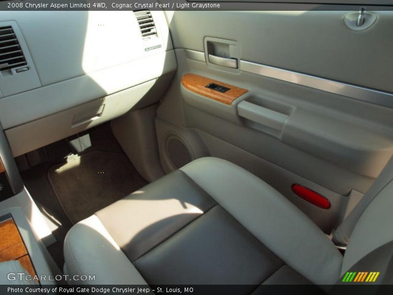 Cognac Crystal Pearl / Light Graystone 2008 Chrysler Aspen Limited 4WD