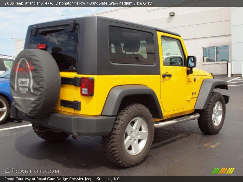 Detonator Yellow / Dark Slate Gray/Medium Slate Gray 2009 Jeep Wrangler X 4x4