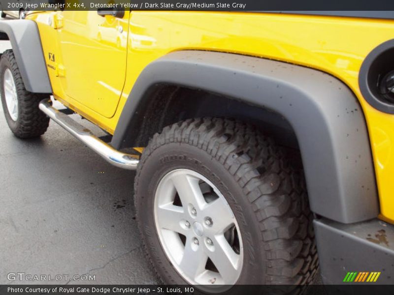 Detonator Yellow / Dark Slate Gray/Medium Slate Gray 2009 Jeep Wrangler X 4x4