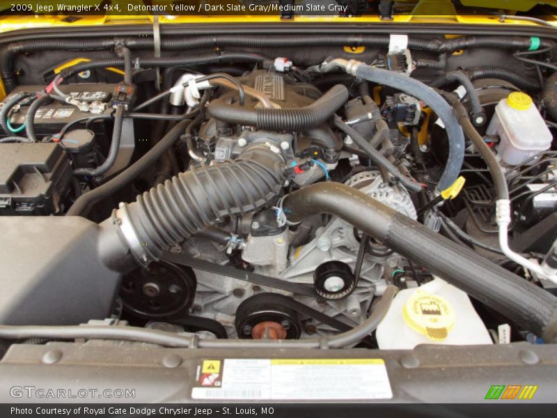 Detonator Yellow / Dark Slate Gray/Medium Slate Gray 2009 Jeep Wrangler X 4x4