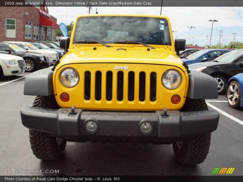 Detonator Yellow / Dark Slate Gray/Medium Slate Gray 2009 Jeep Wrangler X 4x4