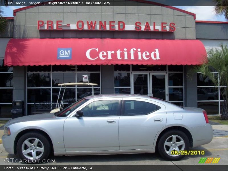 Bright Silver Metallic / Dark Slate Gray 2009 Dodge Charger SE