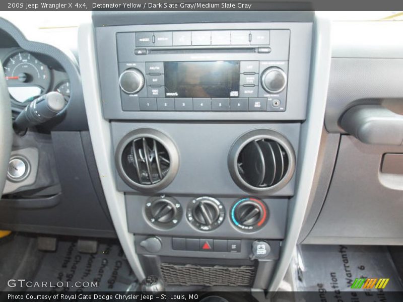 Detonator Yellow / Dark Slate Gray/Medium Slate Gray 2009 Jeep Wrangler X 4x4