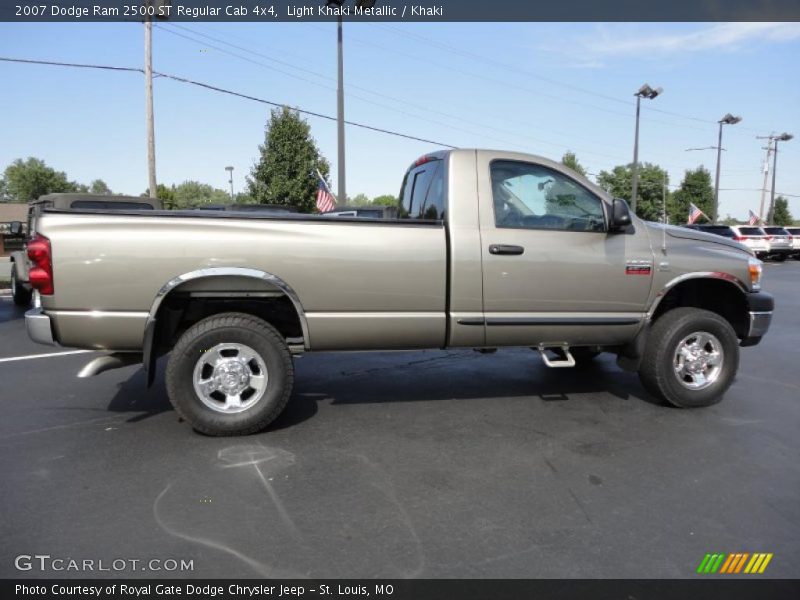 Light Khaki Metallic / Khaki 2007 Dodge Ram 2500 ST Regular Cab 4x4