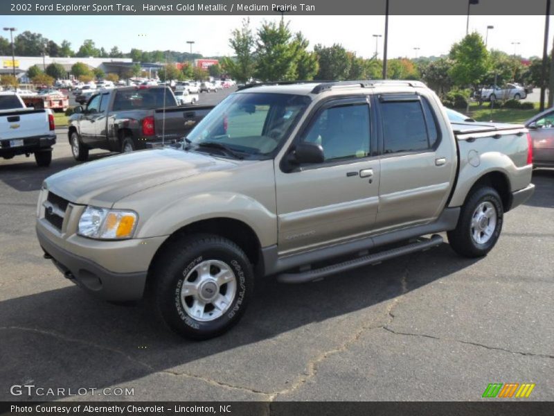 Harvest Gold Metallic / Medium Prairie Tan 2002 Ford Explorer Sport Trac