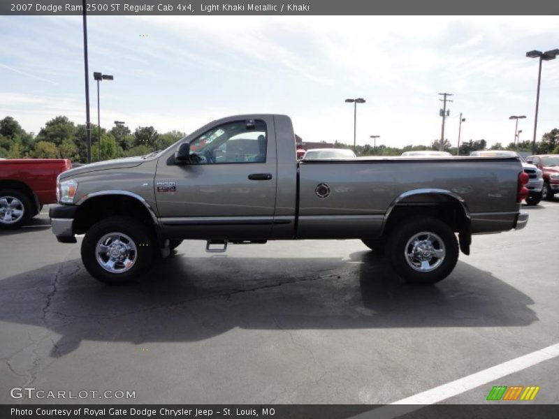 Light Khaki Metallic / Khaki 2007 Dodge Ram 2500 ST Regular Cab 4x4