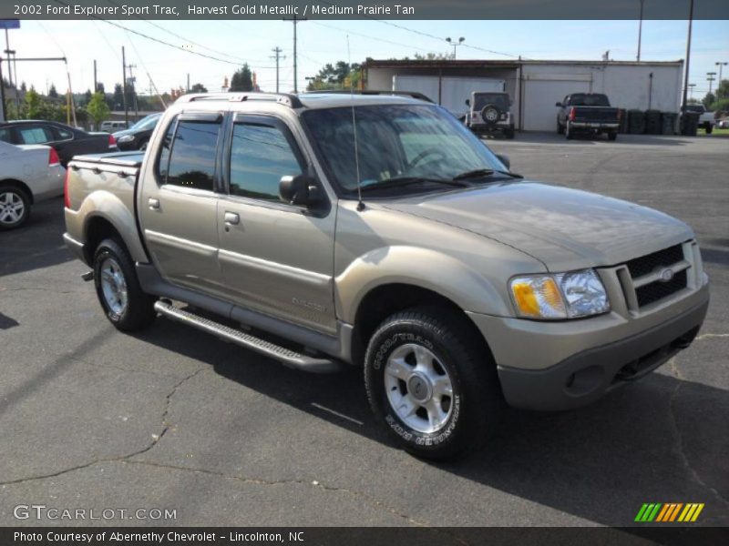 Harvest Gold Metallic / Medium Prairie Tan 2002 Ford Explorer Sport Trac