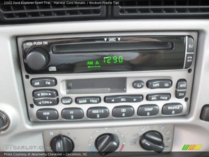 Harvest Gold Metallic / Medium Prairie Tan 2002 Ford Explorer Sport Trac