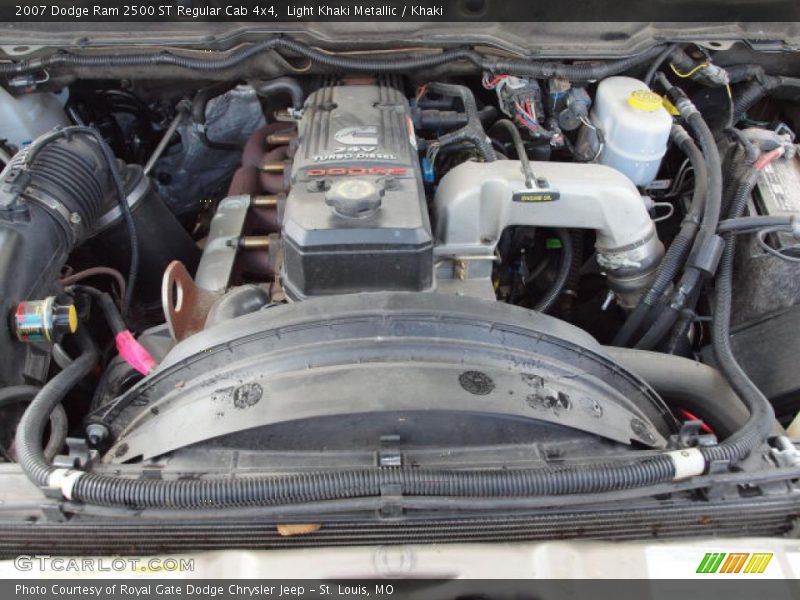 Light Khaki Metallic / Khaki 2007 Dodge Ram 2500 ST Regular Cab 4x4