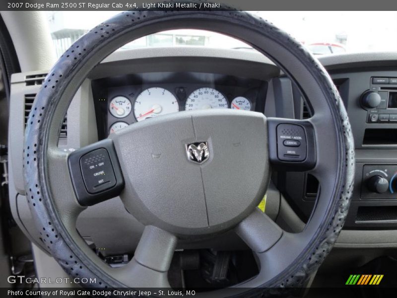 Light Khaki Metallic / Khaki 2007 Dodge Ram 2500 ST Regular Cab 4x4