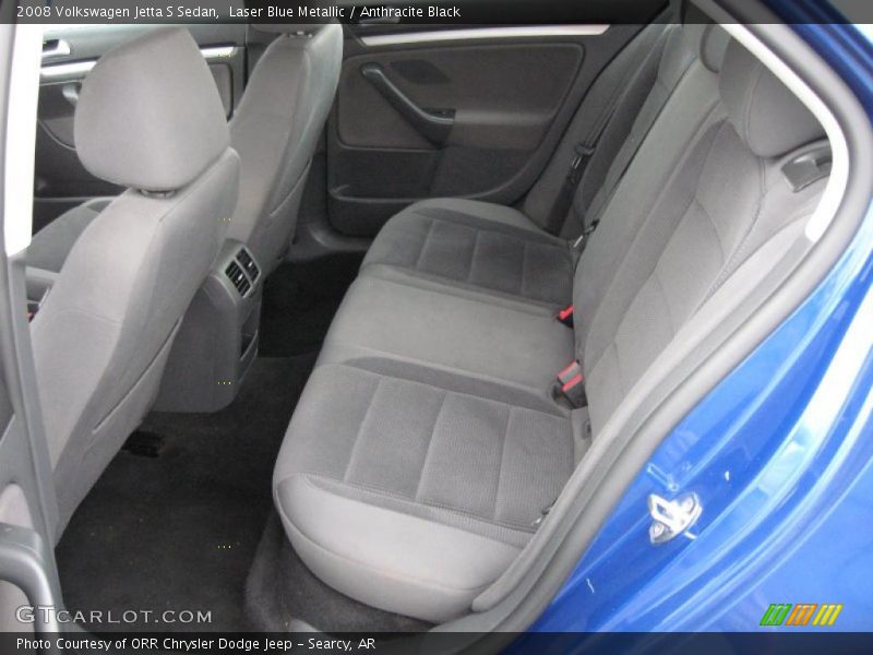 Laser Blue Metallic / Anthracite Black 2008 Volkswagen Jetta S Sedan