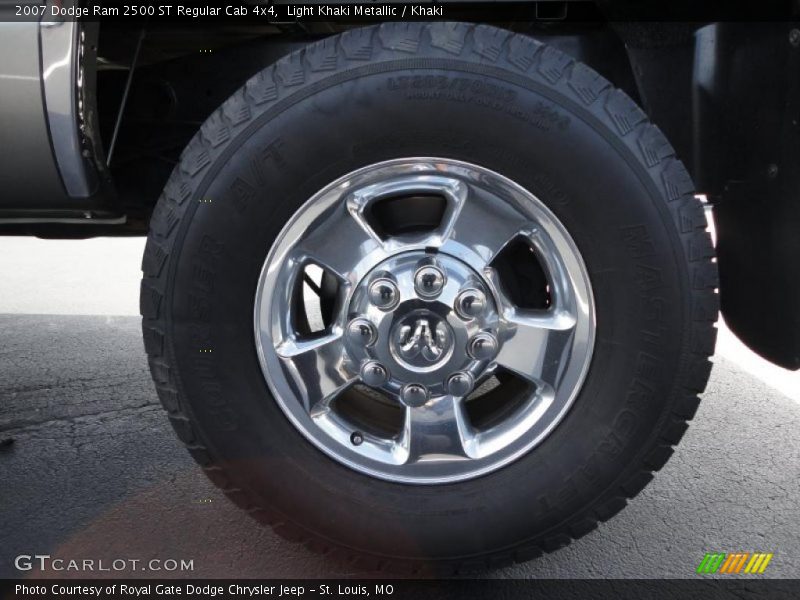 Light Khaki Metallic / Khaki 2007 Dodge Ram 2500 ST Regular Cab 4x4
