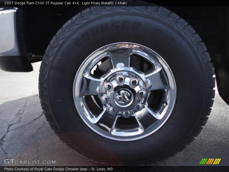 Light Khaki Metallic / Khaki 2007 Dodge Ram 2500 ST Regular Cab 4x4