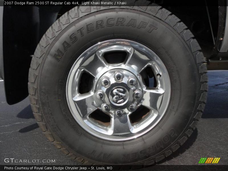 Light Khaki Metallic / Khaki 2007 Dodge Ram 2500 ST Regular Cab 4x4