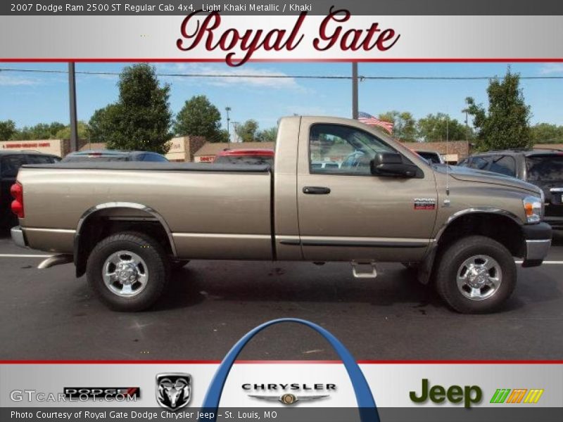 Light Khaki Metallic / Khaki 2007 Dodge Ram 2500 ST Regular Cab 4x4