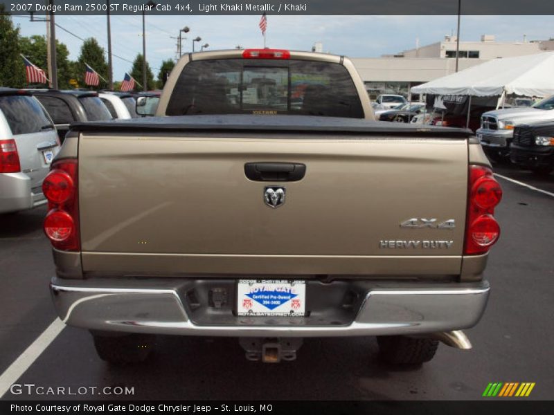 Light Khaki Metallic / Khaki 2007 Dodge Ram 2500 ST Regular Cab 4x4
