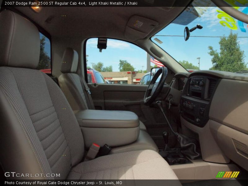 Light Khaki Metallic / Khaki 2007 Dodge Ram 2500 ST Regular Cab 4x4