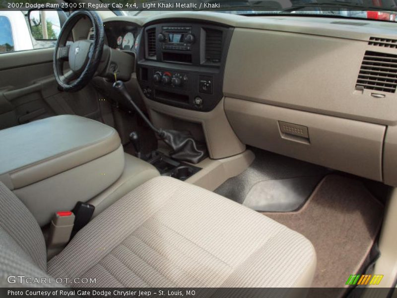 Light Khaki Metallic / Khaki 2007 Dodge Ram 2500 ST Regular Cab 4x4