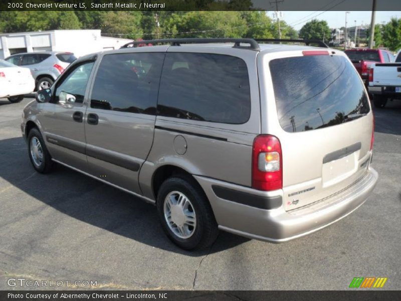 Sandrift Metallic / Neutral 2002 Chevrolet Venture LS