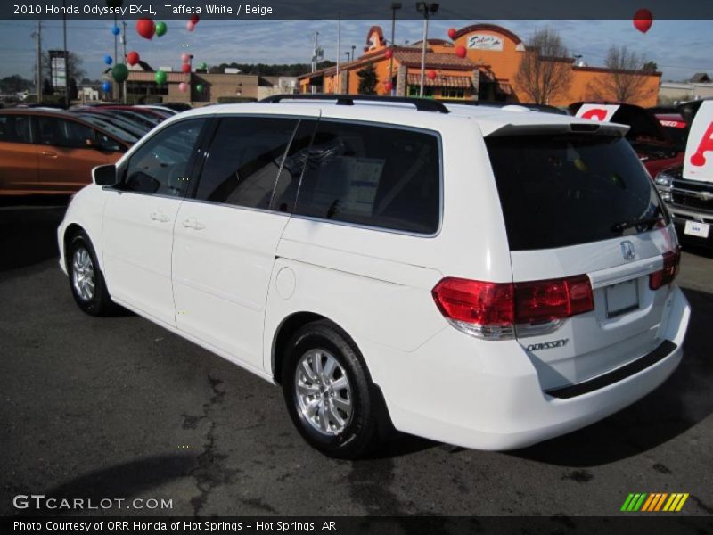 Taffeta White / Beige 2010 Honda Odyssey EX-L