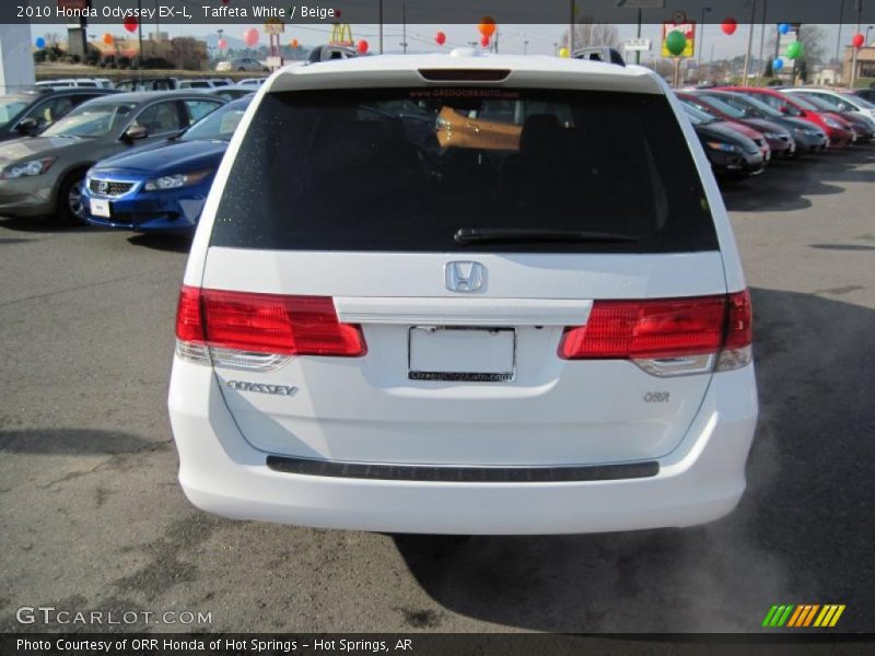Taffeta White / Beige 2010 Honda Odyssey EX-L