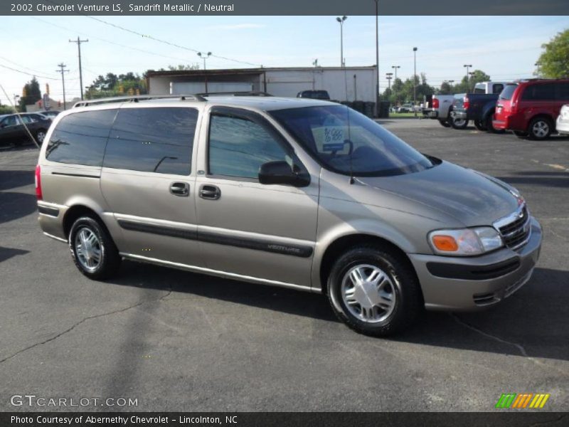 Sandrift Metallic / Neutral 2002 Chevrolet Venture LS