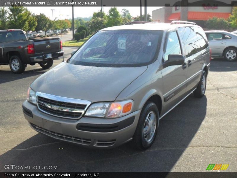 Sandrift Metallic / Neutral 2002 Chevrolet Venture LS