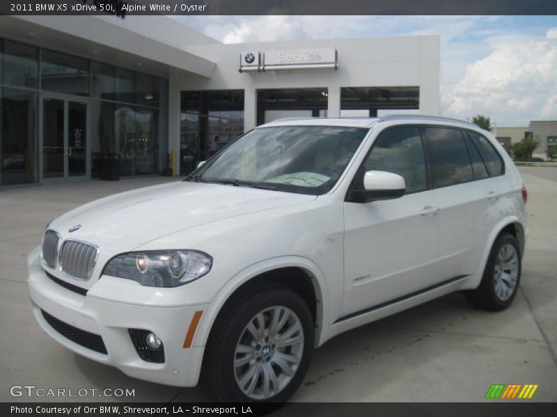 Alpine White / Oyster 2011 BMW X5 xDrive 50i