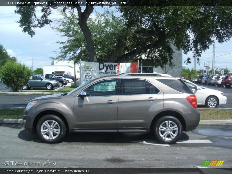 Mocha Steel Metallic / Brownstone/Jet Black 2011 Chevrolet Equinox LT