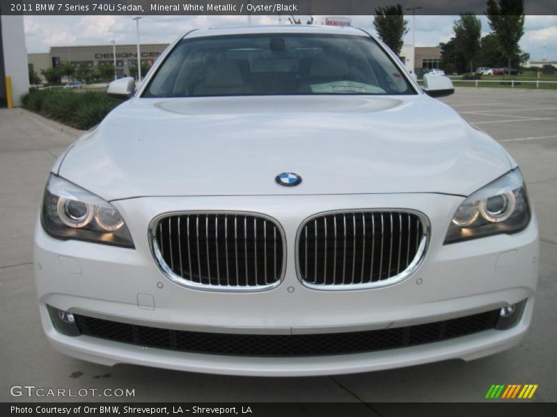 Mineral White Metallic / Oyster/Black 2011 BMW 7 Series 740Li Sedan