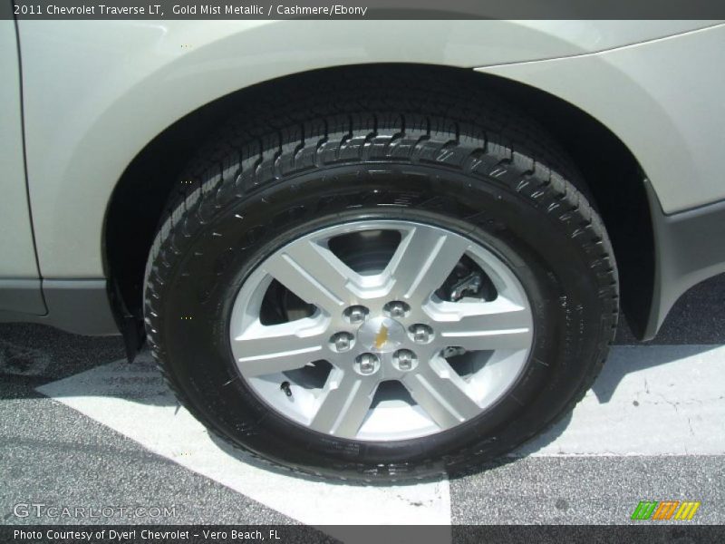 Gold Mist Metallic / Cashmere/Ebony 2011 Chevrolet Traverse LT
