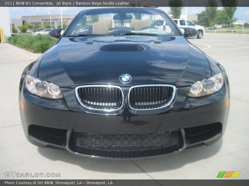 Jet Black / Bamboo Beige Novillo Leather 2011 BMW M3 Convertible