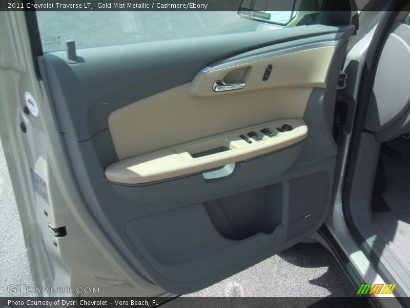 Gold Mist Metallic / Cashmere/Ebony 2011 Chevrolet Traverse LT