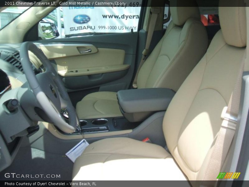 Gold Mist Metallic / Cashmere/Ebony 2011 Chevrolet Traverse LT