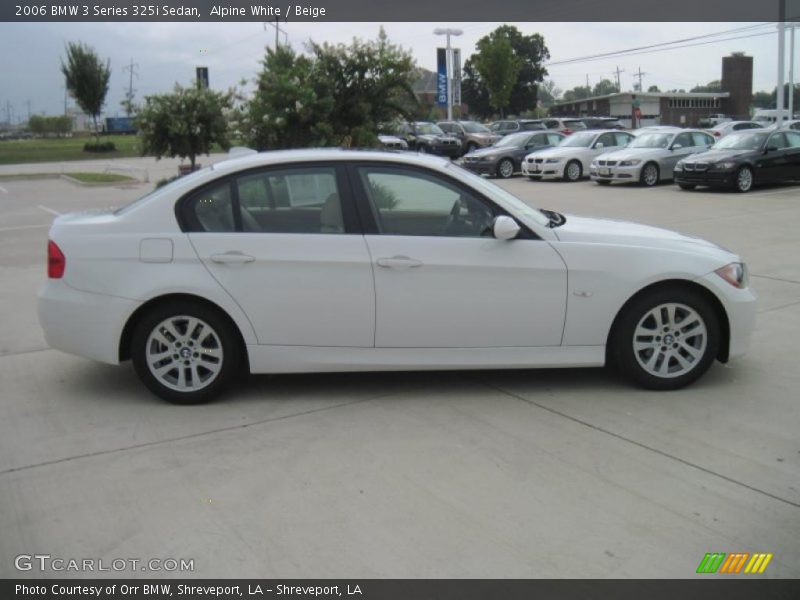 Alpine White / Beige 2006 BMW 3 Series 325i Sedan