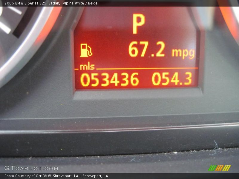 Alpine White / Beige 2006 BMW 3 Series 325i Sedan