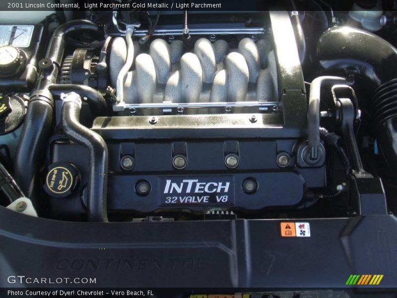 Light Parchment Gold Metallic / Light Parchment 2001 Lincoln Continental