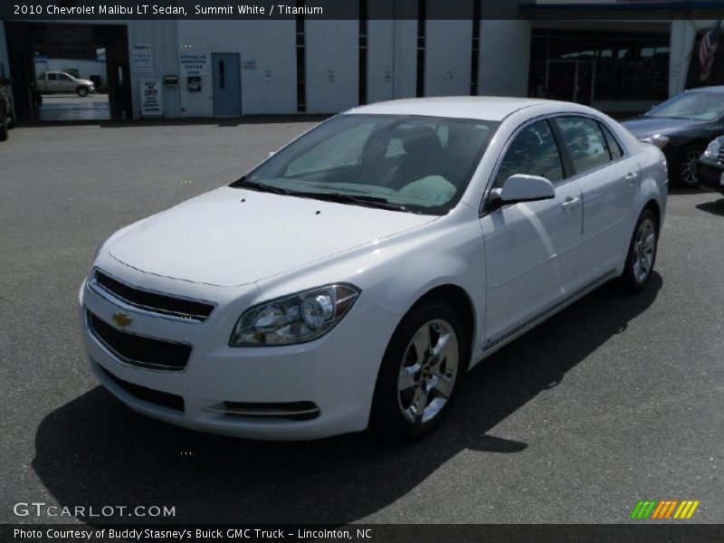 Summit White / Titanium 2010 Chevrolet Malibu LT Sedan