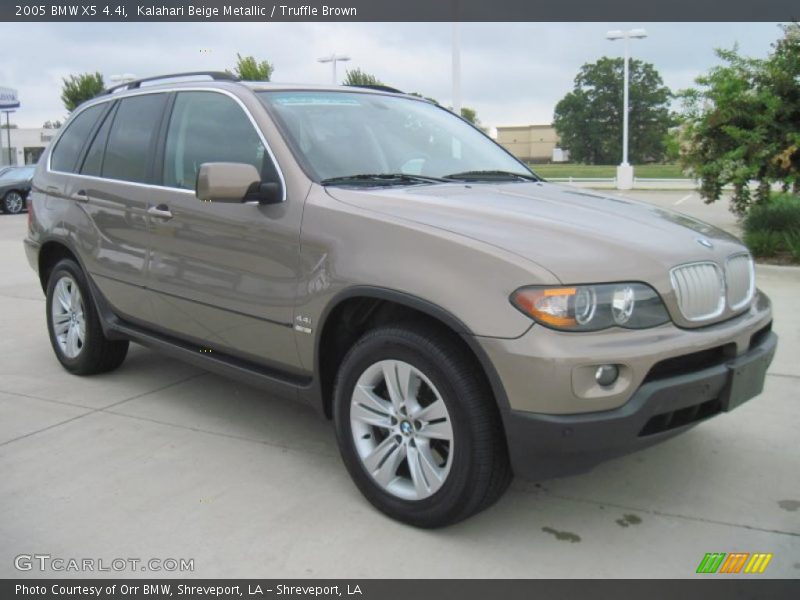 Kalahari Beige Metallic / Truffle Brown 2005 BMW X5 4.4i