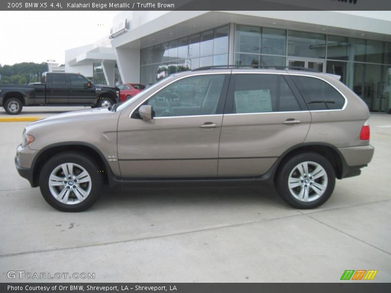 Kalahari Beige Metallic / Truffle Brown 2005 BMW X5 4.4i