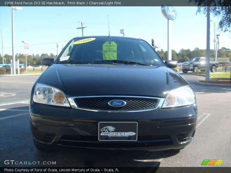 Pitch Black / Charcoal/Light Flint 2006 Ford Focus ZX3 SE Hatchback