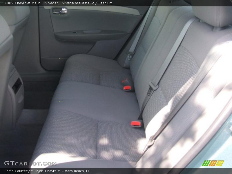 Silver Moss Metallic / Titanium 2009 Chevrolet Malibu LS Sedan