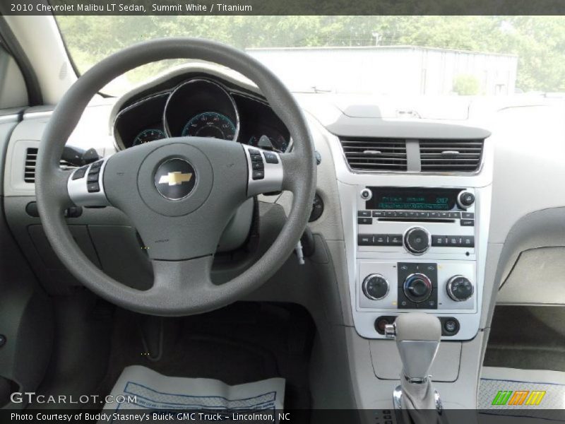 Summit White / Titanium 2010 Chevrolet Malibu LT Sedan