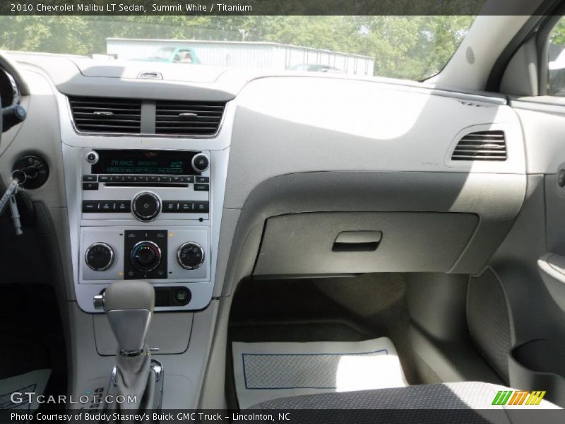 Summit White / Titanium 2010 Chevrolet Malibu LT Sedan