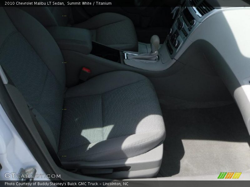 Summit White / Titanium 2010 Chevrolet Malibu LT Sedan